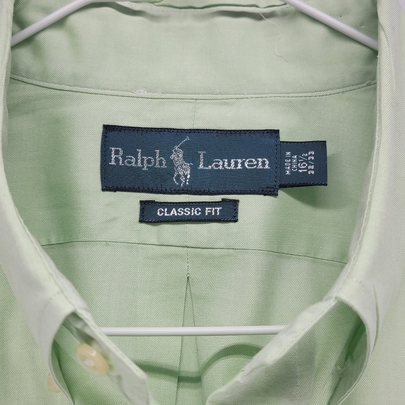 Polo Ralph Lauren Long Sleeve Button Down Shirt Classic Fit 16 1/2 32-33 - Picture 3 of 7
